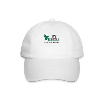 Nothing Scares Me Bangladeshi Husband Bangladesh - Baseball Cap - white/white - Front