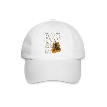 BOXING GLOVES BOX - Baseball Cap - white/white - Front