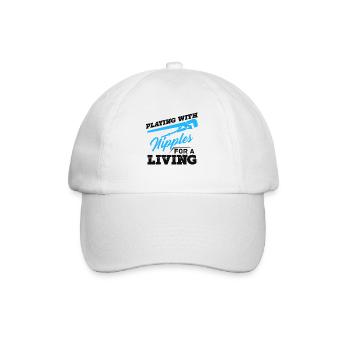 Pipe installation Pipe installer pipes - Baseball Cap - white/white - Front