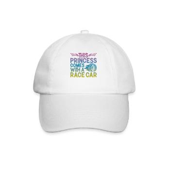 Drag Racing Race Car Girl This - Baseball Cap - white/white - Front