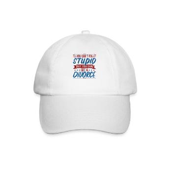 You Can Get A Divorce - Baseball Cap - white/white - Front