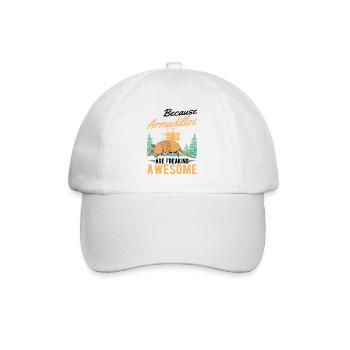Parce que les tatous sont des tatou géniaux - Casquette classique - blanc/blanc - Devant