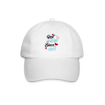 Anniversaire Meilleure épouse depuis 1901 Mariage - Casquette classique - blanc/blanc - Devant