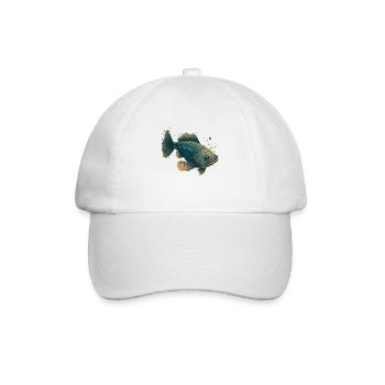 Drôle de poisson - Casquette classique - blanc/blanc - Devant