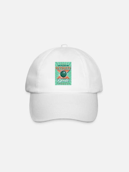 Boule Lyonnaise Retraite - Casquette classique - blanc/blanc
