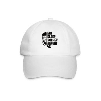 Eishockey Verein Team Sport Geschenk - Baseballkappe - Weiß/Weiß - Vorne