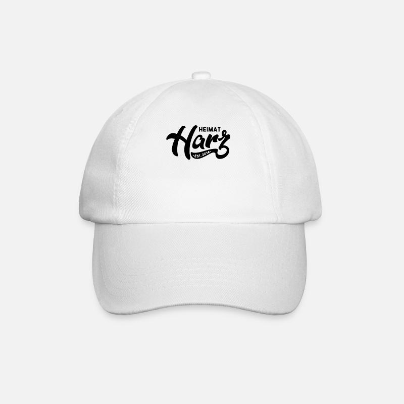 Heimat Harz Logo - Baseballkappe - Weiß/Weiß