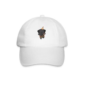 Labrador pour l’anniversaire un cadeau pour les enfants - Casquette classique - blanc/blanc - Devant