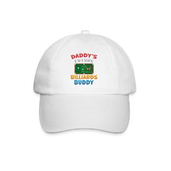 Billard Joueur de billard Balle Papa Fils - Casquette classique - blanc/blanc - Devant