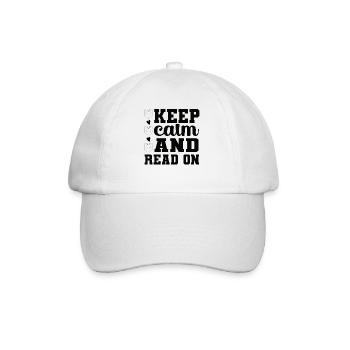 Read books Bookworm - Baseball Cap - white/white - Front