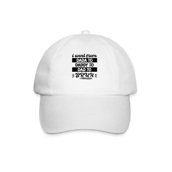 Welt bester Papa Vater Paare Paar Eltern Dad daddy - Baseballkappe - Weiß/Weiß - Vorne