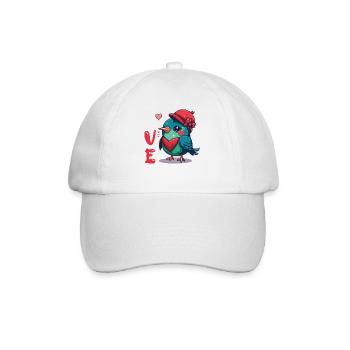 Petite amie, petit ami, homme, partenaire de la Saint-Valentin - Casquette classique - blanc/blanc - Devant