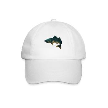 Fishing Gifts - Baseball Cap - white/white - Front