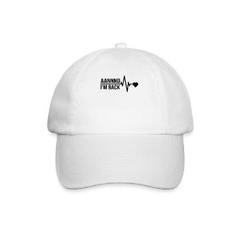 Crise cardiaque chirurgie cardiaque pontage de maladie cardiaque - Casquette classique - blanc/blanc - Devant