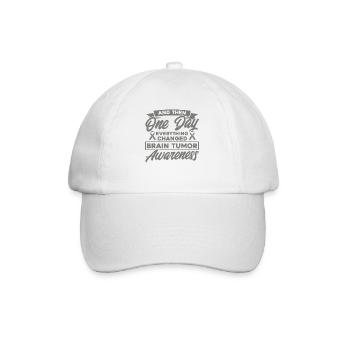 Brain Tumor Support Brain Tumor Fighter Brain Tumo - Baseball Cap - white/white - Front
