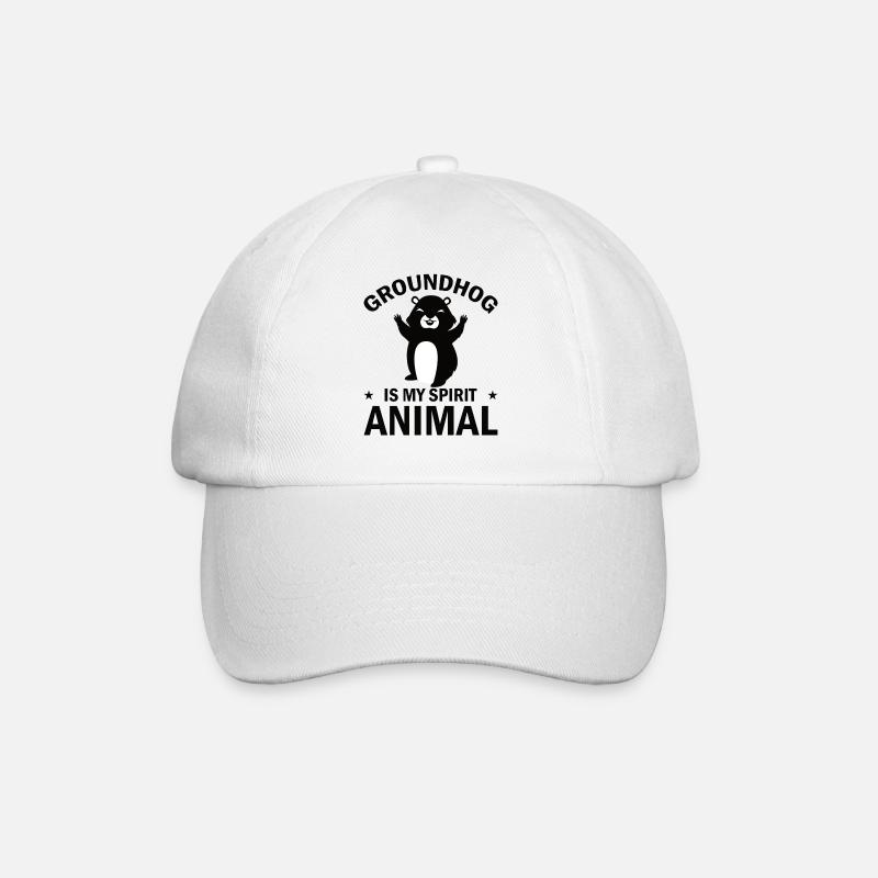 Murmeltier Nagetier Murmeltiertag Tiere - Baseballkappe - Weiß/Weiß