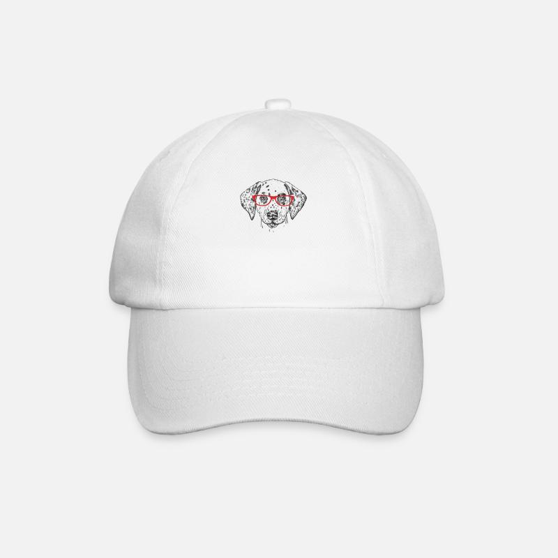Dalmatiner - Baseballkappe - Weiß/Weiß