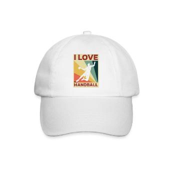 Équipe de handball, club, entraîneur, entraîneur, joueur - Casquette classique - blanc/blanc - Devant
