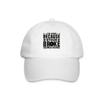 Carpenter Carpenter Wood Craft Tool Building - Baseball Cap - white/white - Front