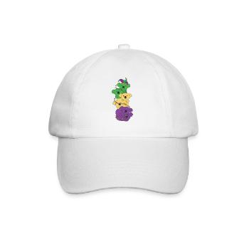 Que les manigances commencent Mardi Gras Koala Tower - Casquette classique - blanc/blanc - Devant