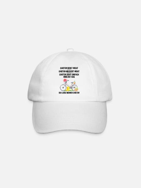 Garten Lustiger Spruch Hobby Gärtner Geschenkidee - Baseballkappe - Weiß/Weiß
