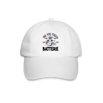 Did you touch my Drums, Drummer Gift Drums - Baseball Cap - white/white - Front