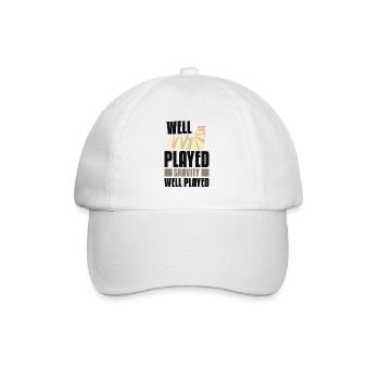 Well-Played Gravity Bone Elbow Hand - Baseball Cap - white/white - Front