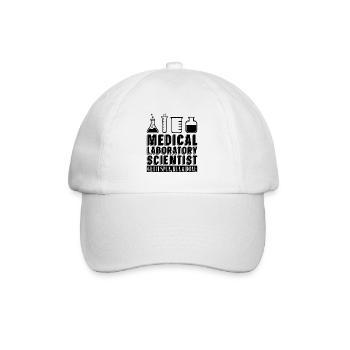 Laboratory Laboratory Technician Chemistry Profession Gift Idea - Baseball Cap - white/white - Front