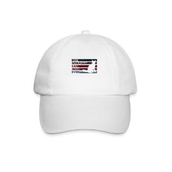 Meilleure mère de tous les temps - Chat somalien - Casquette classique - blanc/blanc - Devant