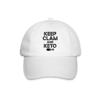 Keto Diet - Baseball Cap - white/white - Front