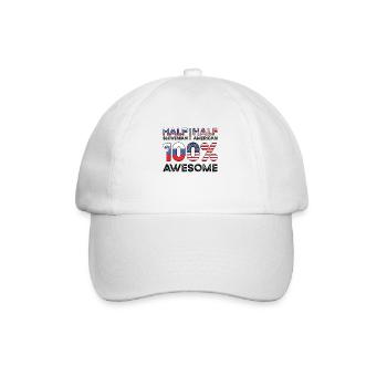 Né slovène Slovénie États-Unis - Casquette classique - blanc/blanc - Devant