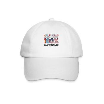 Né en Mongolie Mongolie Américains USA - Casquette classique - blanc/blanc - Devant