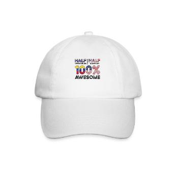 Geborener Venezolaner Venezuela Amerikaner USA - Baseballkappe - Weiß/Weiß - Vorne