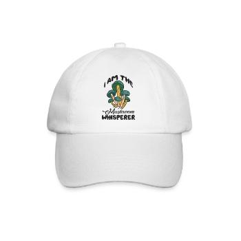 Mushroom pickers and mushroom friends - Baseball Cap - white/white - Front
