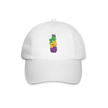 Que les manigances commencent Tour du Mardi Gras - Casquette classique - blanc/blanc - Devant