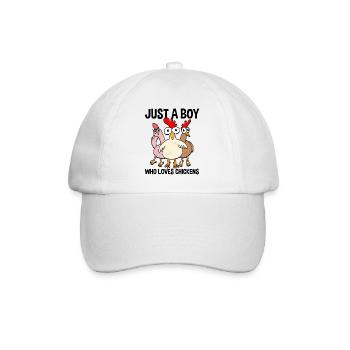 Drôles de poulets Amateurs de poulet disant cadeau - Casquette classique - blanc/blanc - Devant