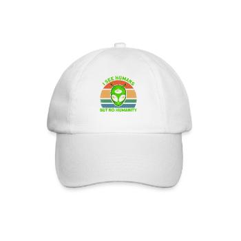I don't see people as humanity Alien Gesch - Baseball Cap - white/white - Front