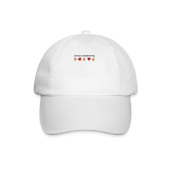 Funny Y2k Shirt, Y2k Baby Tee, Y2k Graphic Shirt, - Baseball Cap - white/white - Front