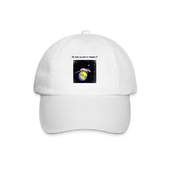 World rat - Baseball Cap - white/white - Front