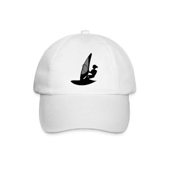 Skateboard SUP Surfing - Baseball Cap - white/white - Front