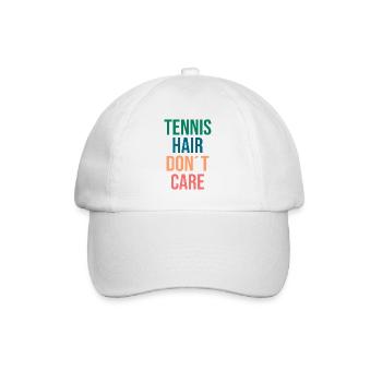 Funny Tennis Quote Women Men Tennis Player Lover - Baseball Cap - white/white - Front