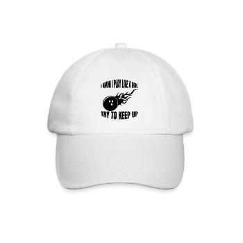 Bowler Bowling Kegelverein Kegeln Bowlingverein - Casquette classique - blanc/blanc - Devant