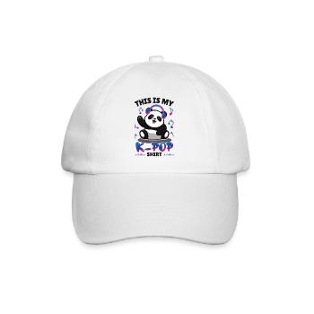 Panda K-Pop - Baseball Cap - white/white - Front