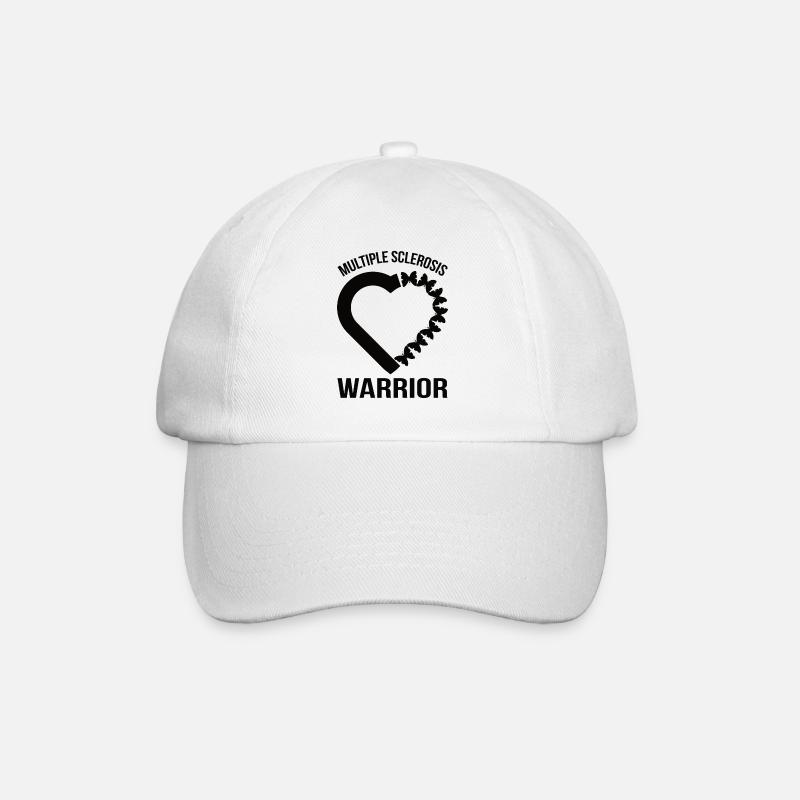 Sensibilisation à la sclérose en plaques - Casquette classique - blanc/blanc