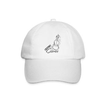 Violoniste de violon I Destroy Silence - Casquette classique - blanc/blanc - Devant