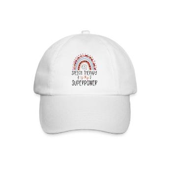 Speech Therapist Therapy Assistant - Baseballkappe - Weiß/Weiß - Vorne