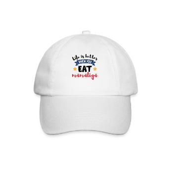 Manger Mamaliga - Casquette classique - blanc/blanc - Devant