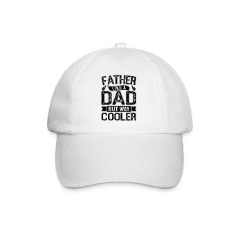 Welt bester Papa Vater Paare Paar Eltern Dad daddy - Baseballkappe - Weiß/Weiß - Vorne