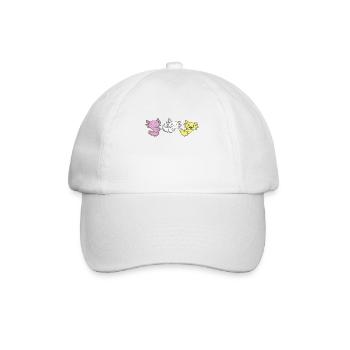 Twink Flag Pride LGBTQ Axolotl - Casquette classique - blanc/blanc - Devant