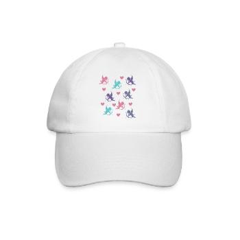 Cupidons et cœurs - Casquette classique - blanc/blanc - Devant